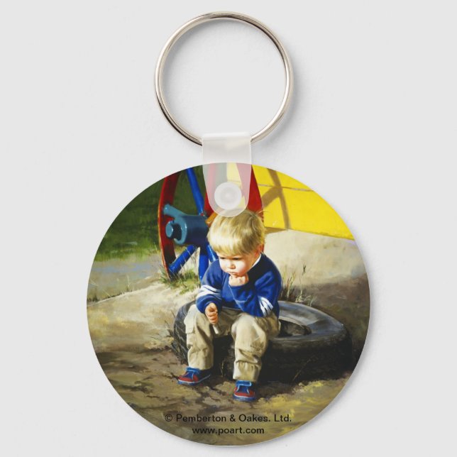 The Thinker Key Ring (Front)