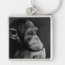 THE THINKER Large Premium Keychain