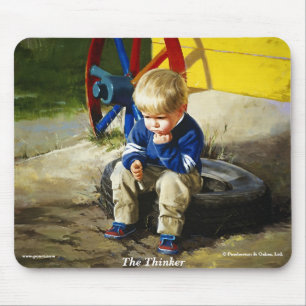 The Thinker Mouse Mat