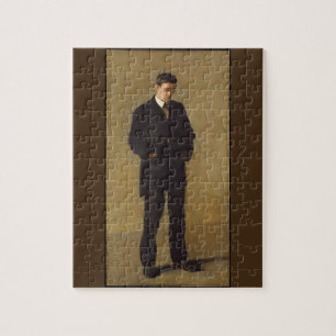 The Thinker: Portrait of Louis N. Kenton Jigsaw Puzzle