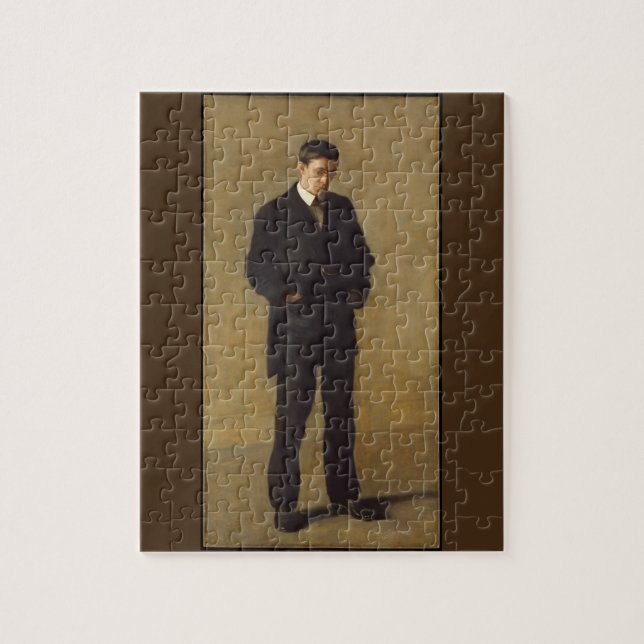 The Thinker: Portrait of Louis N. Kenton Jigsaw Puzzle (Vertical)