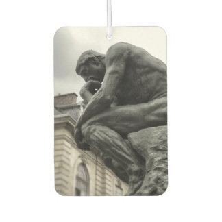 The Thinker Rodin Paris Sculpture Car Air Freshener