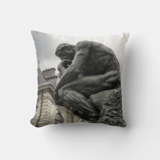 The Thinker Rodin Paris Sculpture Cushion