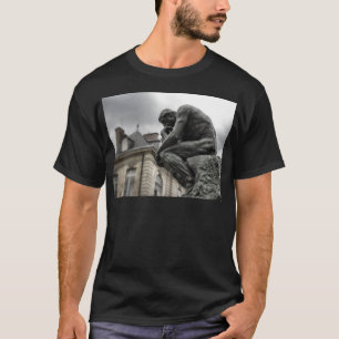 The Thinker Rodin Paris Sculpture T-Shirt