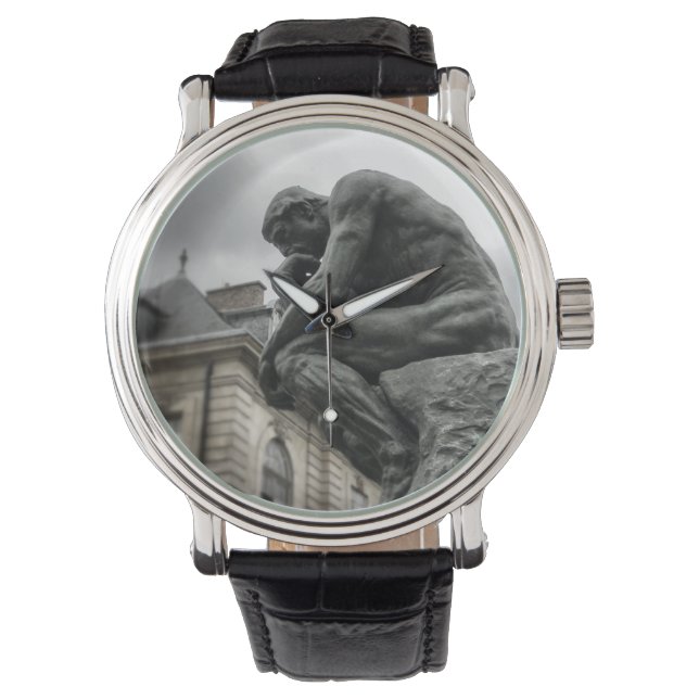 The Thinker Rodin Paris Sculpture Watch (Front)