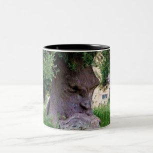 The Thinking Tree in Pugia Two-Tone Coffee Mug
