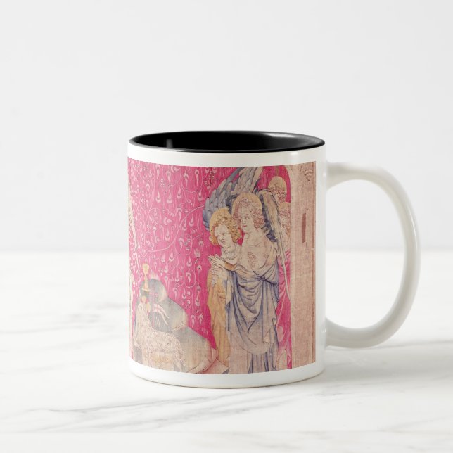 The Third Angel and the Lamb Two-Tone Coffee Mug (Right)