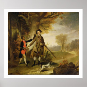 The Third Duke of Richmond (1735-1806) out Shootin Poster