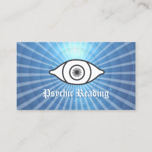 The Third Eye Psychic Reading Blue Business Card