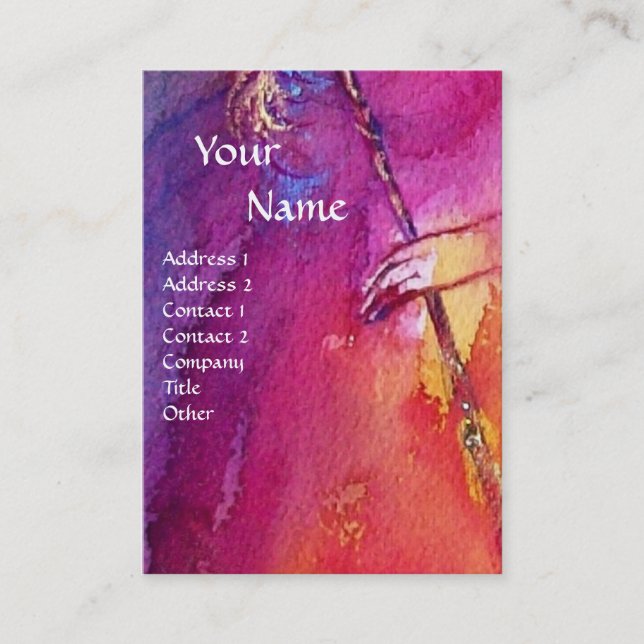 THE THIRD MASK / Costume Designer ,Theatre Artist Business Card (Front)