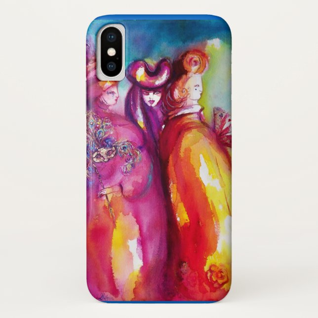 THE THIRD MASK / Venetian Carnival Masquerade Ball Case-Mate iPhone Case (Back)