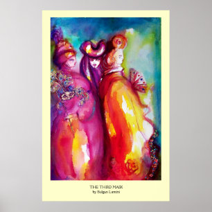 THE THIRD MASK / Venetian Carnival Masquerade Ball Poster