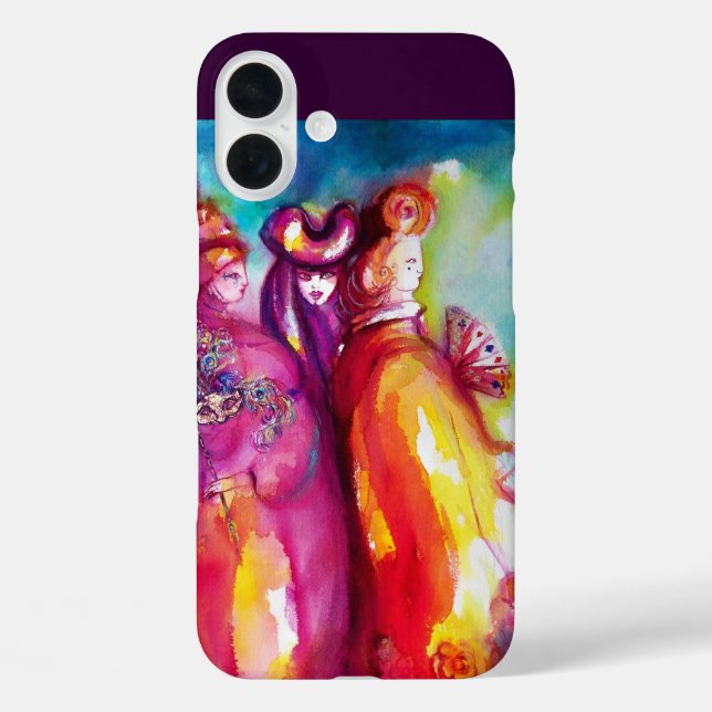 THE THIRD MASK / Venetian Carnival Masquerade Case-Mate iPhone Case (Back)