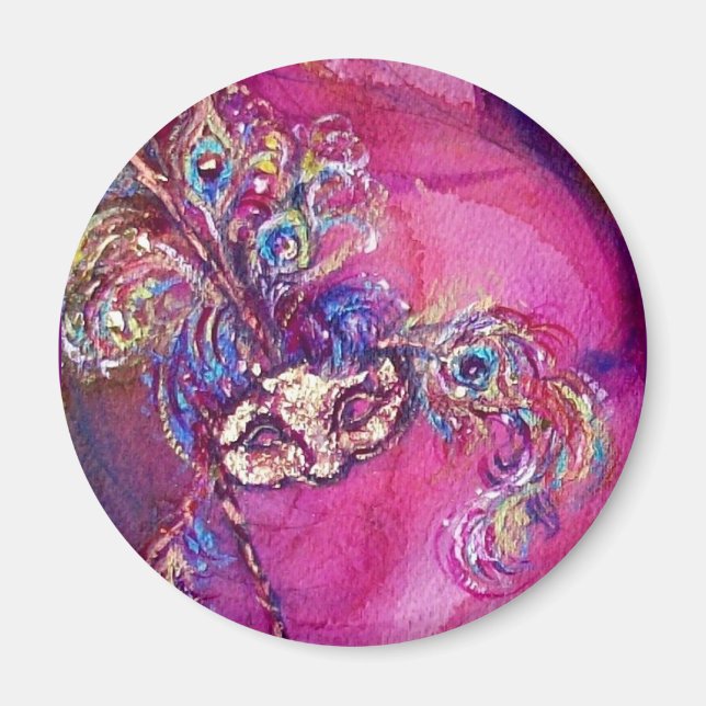 THE THIRD MASK -Venetian Masquerade Magnet (Front)