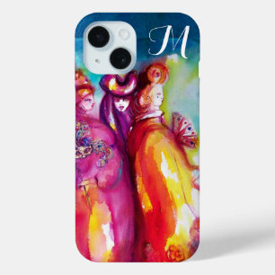 THE THIRD MASK Venetian Masquerade Monogram iPhone 15 Case