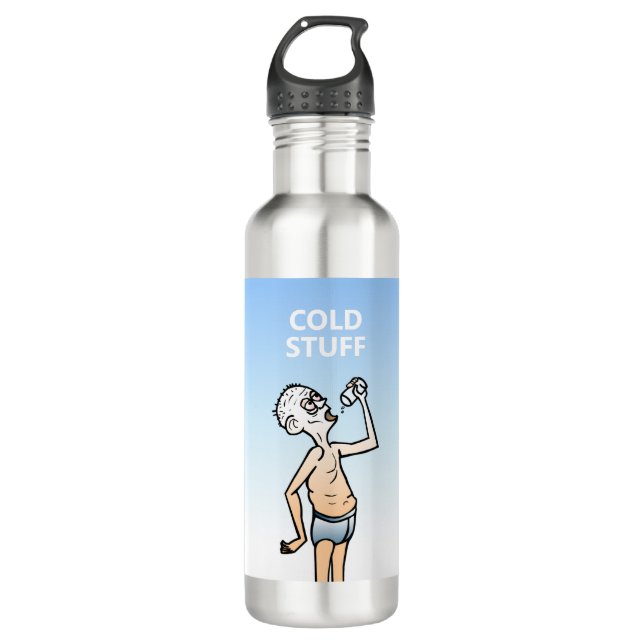 The Thirsty Man 710 Ml Water Bottle (Front)