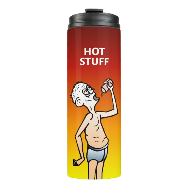 The Thirsty Man Thermal Tumbler (Front)
