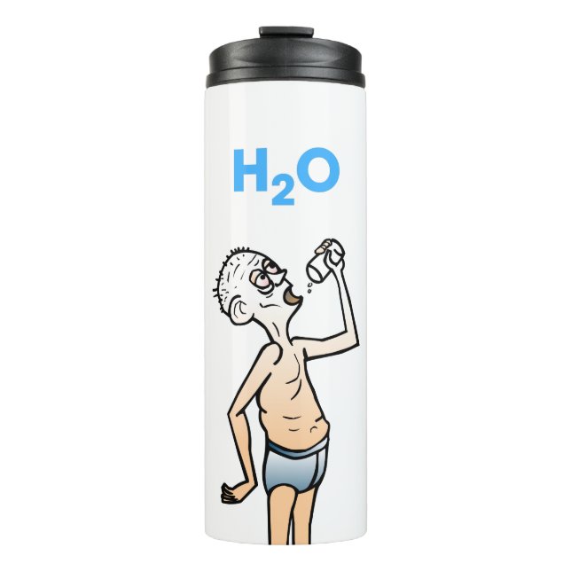 The Thirsty Man Thermal Tumbler (Front)