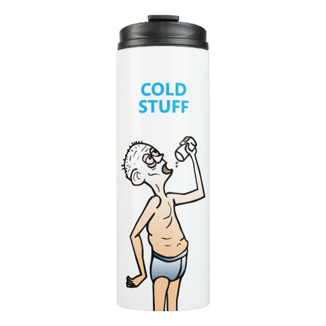 The Thirsty Man Thermal Tumbler (Front)