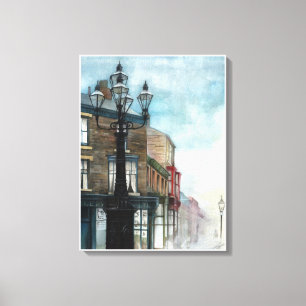 The Thornaby 5 Lamps, Misty - CANVAS Print