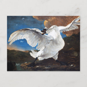  The Threatened Swan painting by Jan Asselijn Postcard