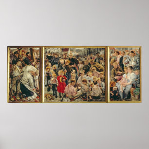 The Three Ages of a Working Man, 1895 Poster