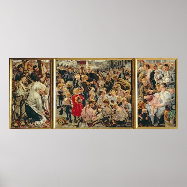 The Three Ages of a Working Man, 1895 Poster (Front)