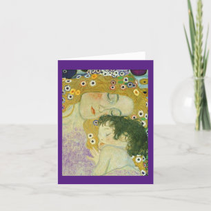 The Three Ages of Woman, Gustav Klimt, Fine Art, Thank You Card