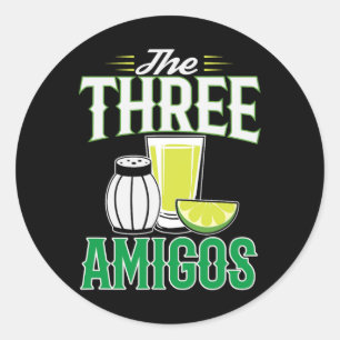 The Three Amigos Cinco De Mayo Gift Classic Round Sticker