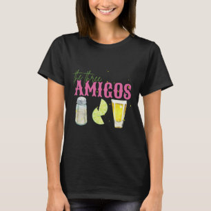 The Three Amigos Lime Salt Tequila Funny Cinco De T-Shirt