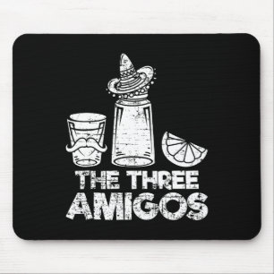 The Three Amigos Shirt Tequila Lime Salt Men Women Mouse Mat