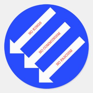 The Three Arrows Classic Round Sticker