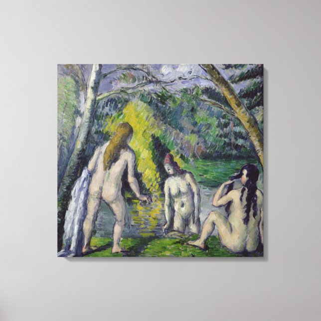 The Three Bathers, c.1879-82 Canvas Print (Front)