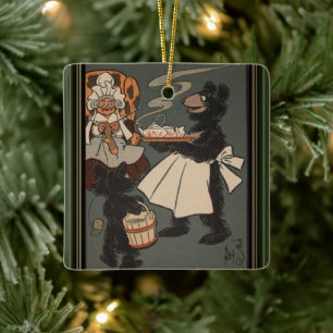 The Three Bears Ceramic Ornament