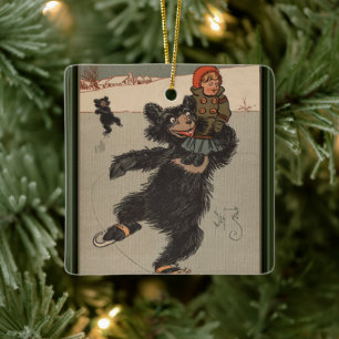 The Three Bears Ceramic Ornament