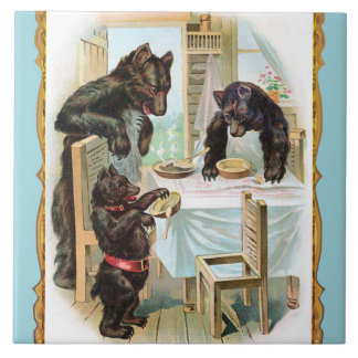 The Three Bears Ceramic Tile