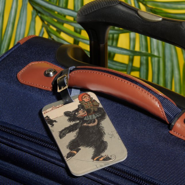 The Three Bears Luggage Tag (Front Insitu 1)