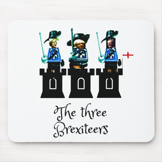 The Three Brexiteers Mouse Mat (Front)