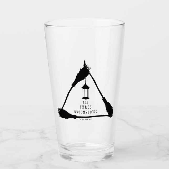 THE THREE BROOMSTICKS™ Logo Glass (Front)