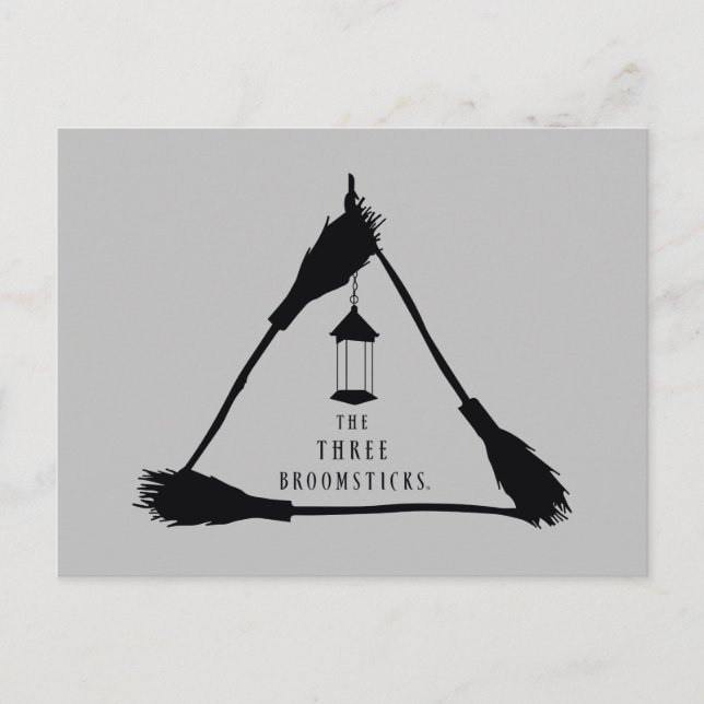 THE THREE BROOMSTICKS™ Logo Invitation Postcard (Front)