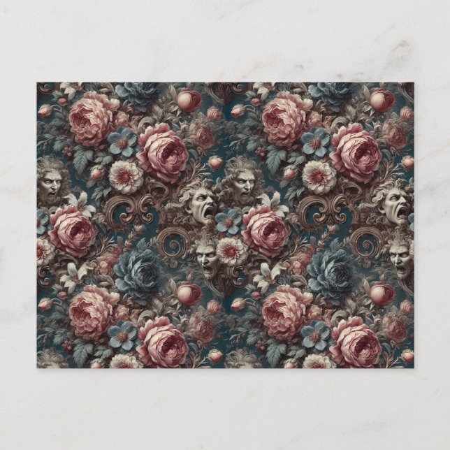 🩸 The Three Christ of Ypsilanti – Gothic  Holiday Postcard (Front)