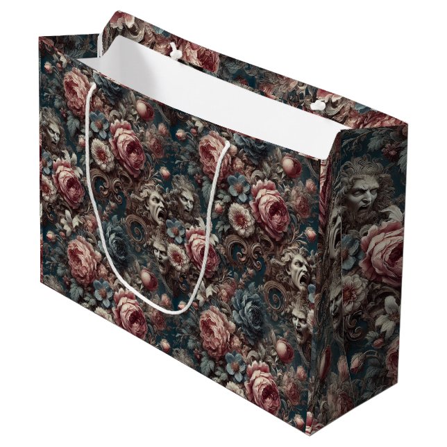 🩸 The Three Christ of Ypsilanti – Gothic  Large Gift Bag (Front Angled)