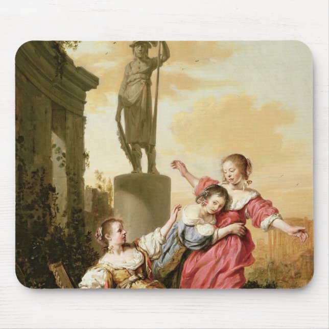 The Three Daughters of Cecrops Mouse Mat (Front)