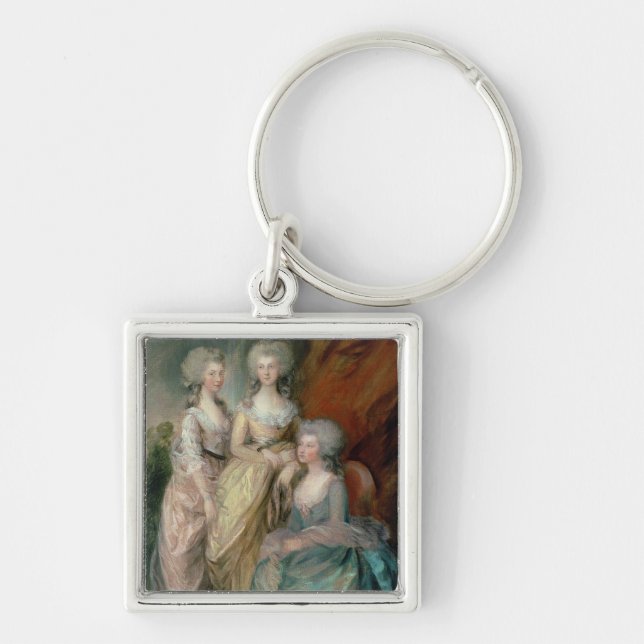 The three eldest daughters of George III: Princess Key Ring (Front)