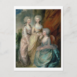 The three eldest daughters of George III: Princess Postcard