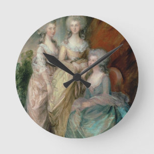 The three eldest daughters of George III: Princess Round Clock