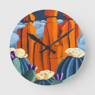 The Three Gossips Round Clock