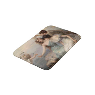The Three Graces by Edouard Bisson Bath Mat