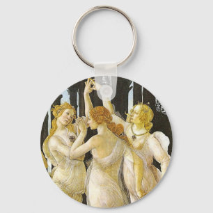 The Three Graces by Sandro Botticelli Key Ring