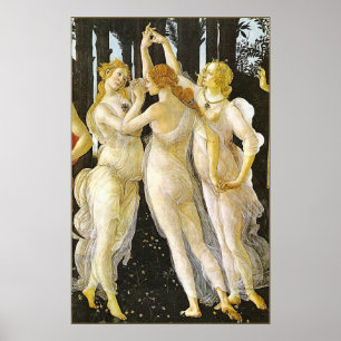 The Three Graces by Sandro Botticelli Poster